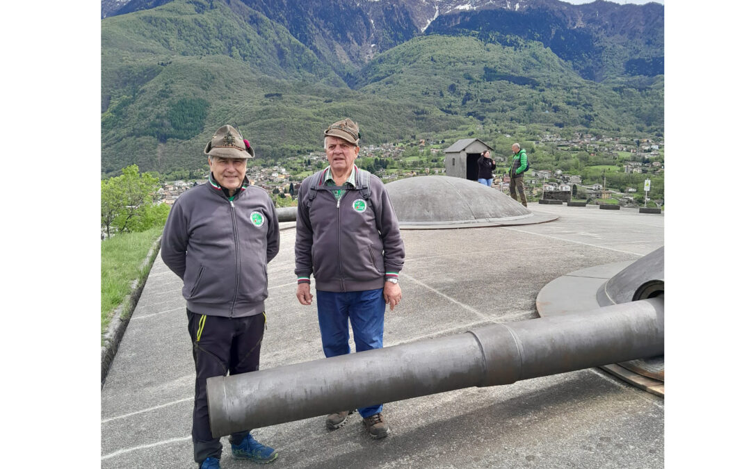 Soddisfazione per la buona riuscita con la scuola per la visita alla linea Cadorna ed il fortre di Montecchio e la serata dello spettacolo del Sergente nella Neve