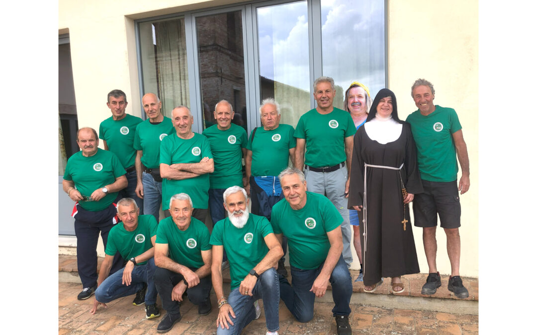 Alpini ed Amici degli Alpini al Monastero di Perugia